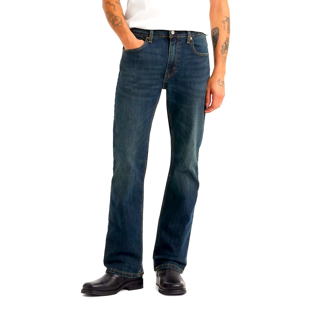 Levi’s 527 Jeans Men Size 31 x 32 Slim Bootcut Dark Wash Denim Blue Casual EUC